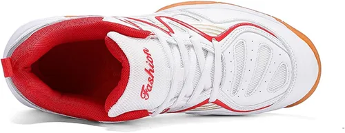Vista 5 de Feekwys Zapatos de pickleball para hombre, zapatos de tenis de bádminton para interiores y exteriores, zapatos de entrenamiento de cancha, zapatos