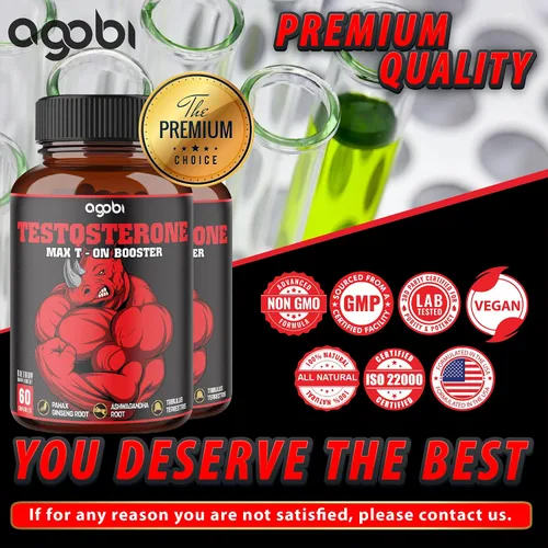 Vista 6 de 2 paquetes de 60 cápsulas – 11 hierbas combinadas con ginseng, ashwagandha, tribulus y más.