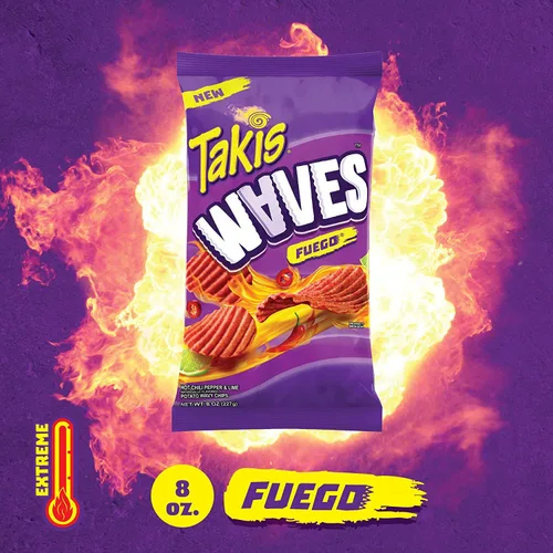 Vista 3 de Takis Waves Fuego 12 ct Estuche