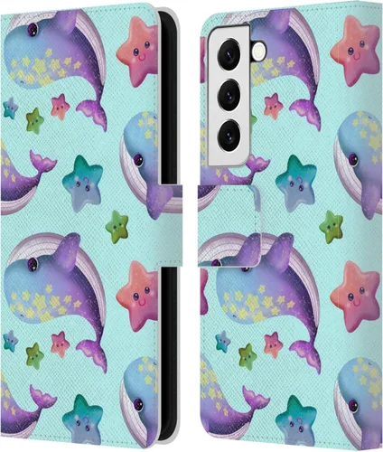 Vista 143 de Head Case Designs Officially Licensed Carla Morrow Colorful Space Dice Patterns Leather Wallet Case Compatible with Samsung Galaxy A07 4G