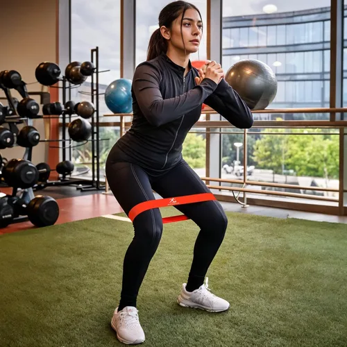 Vista 4 de Athletix - Juego de 10 bandas de resistencia Niveles pesados a ligeros para fuerza, glúteos, piernas, pilates, yoga, estiramientos, bandas