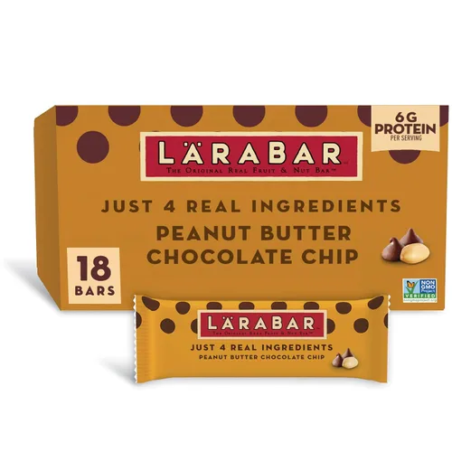 Vista 10 de Larabar - Mantequilla de maní con chispas de chocolate, barras de frutas y nueces sin gluten, 6
