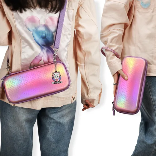 Vista 2 de innoAura - Funda para interruptor NS, juego de accesorios de interruptor 16 en 1 con funda de transporte para interruptor de sirena, funda