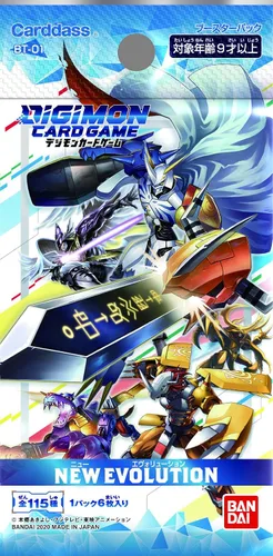 Vista 2 de Juego De Cartas Digimon Nueva Evolución【BT-01】 (Caja)