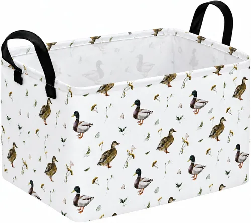 Vista 43 de Cesta de almacenamiento vacía para niños, organizador de almacenamiento impermeable de béisbol, cestas plegables con asas para mujeres, cesta