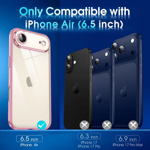 Vista 880 de Supdeal Funda cristalina transparente para iPhone 11, [No se amarillea] [Protección de la cámara] [Probado contra caídas de grado militar] Funda