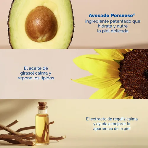 Vista 5 de Mustela Stelatopia Eczema - Crema facial emoliente para la piel del bebé, hidratante facial con aguacate natural y aceite de girasol, sin fragancia