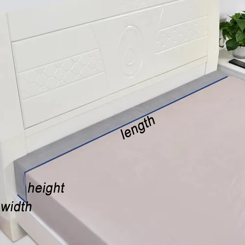 Vista 6 de Relleno de espacio de cama de tamaño personalizado, cojín de almohada para cabecera de colchón para cama King dividida/entre camas individuales