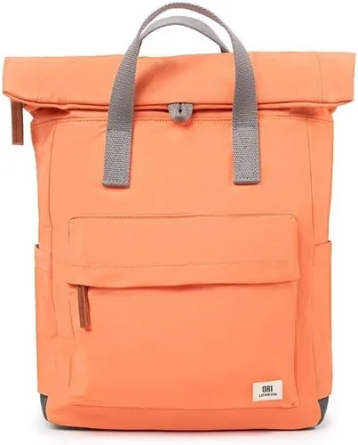 Vista 16 de ORI LONDON Mochila Rolltop para hombre y mujer - Mochila de viaje mediana de nailon para portátil y accesorios - The Canfield, Palta, Mediana