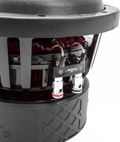 Vista 6 de Skar Audio EVL-8 D4 - Subwoofer para automóvil de 8 pulgadas, 1200 W de potencia máxima, doble 4 Ohm