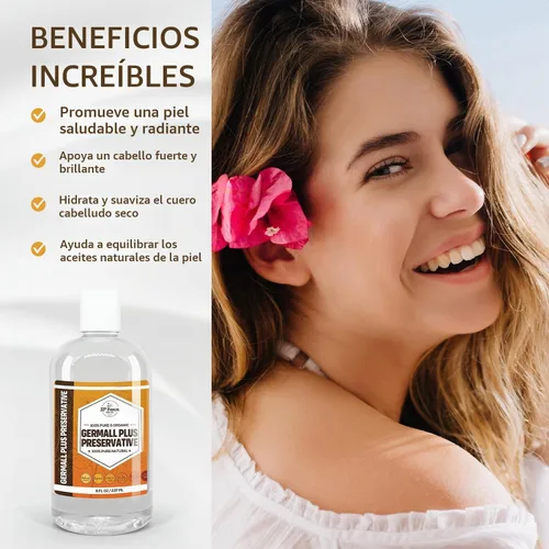 Vista 4 de GERMALL Plus Líquido conservante (2 onzas) sin parabenos; sin formaldehído; soluble en agua y aceite Adecuado para hacer jabón, lociones