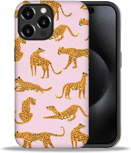 Vista 60 de CARLOCA Compatible con iPhone 12, Funda de Art Deco con patrón, TPU suave + PC duro 2 en 1, Funda protectora única con patrón, antiarañazos, TPU