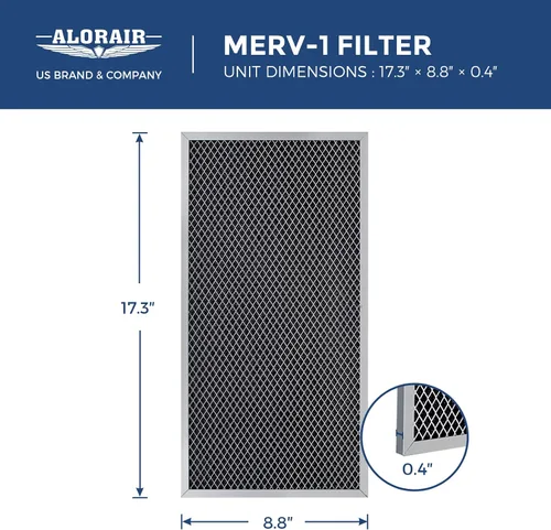 Vista 2 de ALORAIR MERV-1 4Pack para deshumidificador Crawlspace HD55S/HDi65S