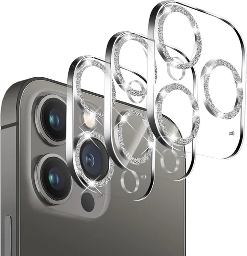 Vista 24 de Dengduoduo Paquete de 3 protectores de lente de cámara para iPhone 13 de 6.1" y iPhone 13 Mini de 5.4", vidrio templado, Ultra HD, dureza 9H Todo