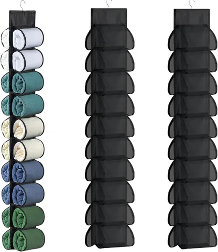 Vista 9 de Organizador de leggings para colgar en el armario, organizador de leggings colgantes, almacenamiento de leggings para armario, detrás de la puerta