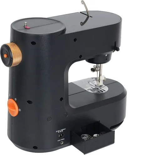 Vista 5 de Máquinas de coser pequeñas, máquina de coser portátil para principiantes con 12 puntadas integradas y costura inversa, máquina de reparación