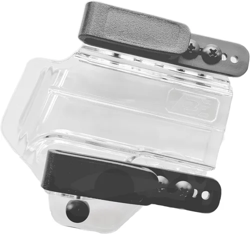 Vista 4 de Optic Ready IWB/OWB - Funda transparente transparente para mano derecha compatible con Glock 19 19 x 23 32 45 (Gen 5 4 3), funda de transporte