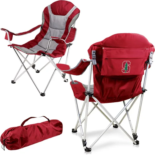 Vista 74 de Picnic TIME NCAA Arkansas Razorbacks Reclining Camp Chair - Beach Chair for Adults - Sports Chair with Carry Bag