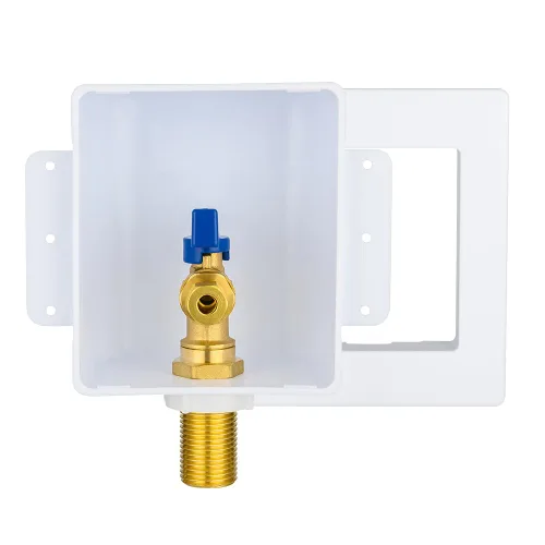 Vista 11 de EFIELD Premium Ice Maker Outlet Box,1/2-Inch Sweat (MIP) Inlet with Installed 1/4-Turn Ball Valve (Mip),(IM032) (Pack of 2)