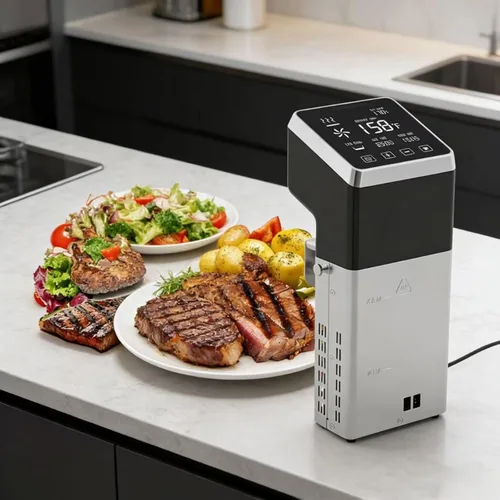 Vista 10 de Olla de precisión comercial Sous Vide de 1400 W Circulador de inmersión de calentamiento rápido Máquina térmica Sous Vide con temperatura