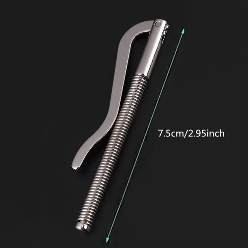 Vista 2 de Clip de resorte para cartera, 5 piezas Durable sin deformación Dinero Primavera Clip Herramienta para Billetera de Cuero Bifold Titular