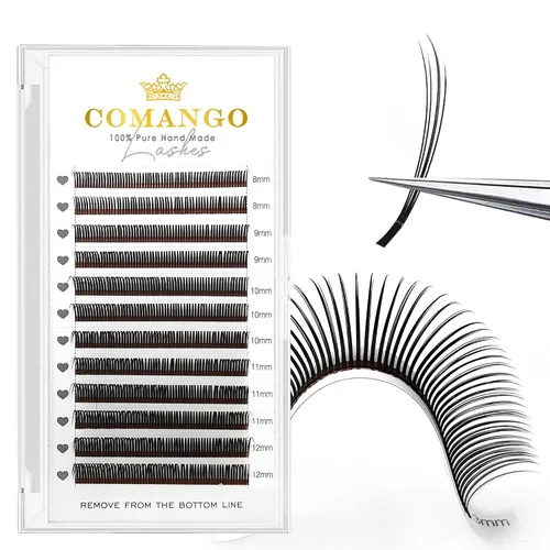 Vista 38 de CoMango Spikes - Extensiones de pestañas Flora 5D, color negro mate