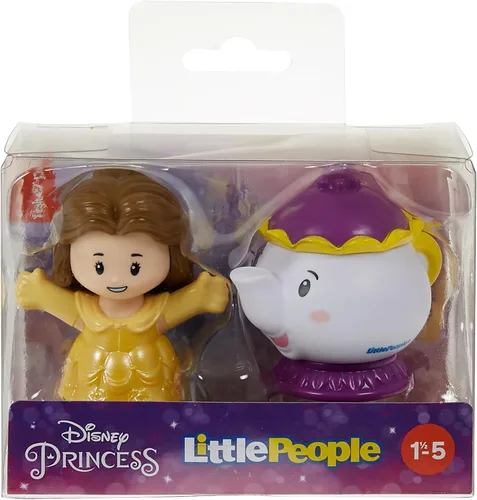 Vista 5 de Little People Fisher-Price Princess Belle and Mrs Potts