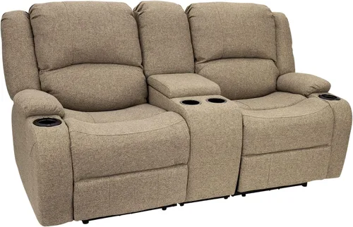 Vista 11 de RecPro Charles Powered RV Wall Hugger Reclinable Loveseat Avena de 64