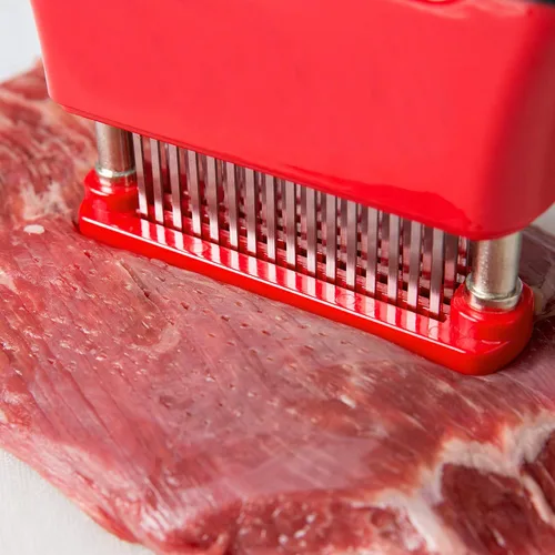 Vista 7 de Chef Master - Herramienta ablandadora de carne, acero inoxidable, cuchillas de aguja