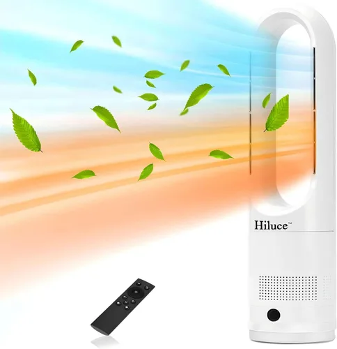 Vista 2 de Hiluce Ventilador sin aspas de 22" para dormitorio con control remoto
