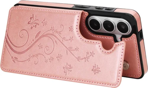 Vista 6 de Asuwish Funda de teléfono para Samsung Galaxy S26 Plus S26+ 5G con protector de pantalla de vidrio templado y tarjetero con soporte para tarjetero