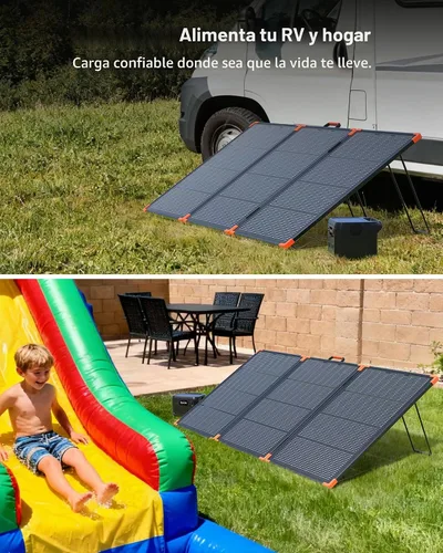 Vista 8 de ZOUPW 230W biacial panel solar portátil N-Type 16BB para la central