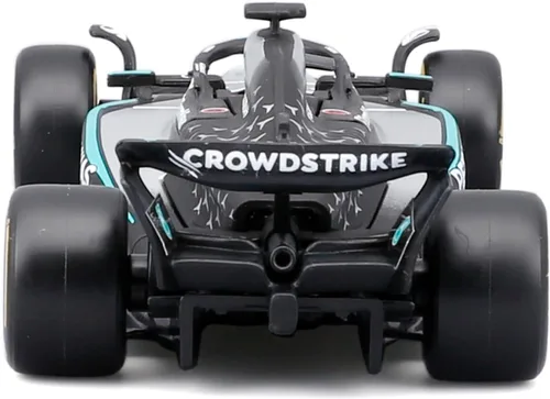 Vista 5 de Bburago Fórmula de carrera Mercedes W16 con casco (2025) Russell #63