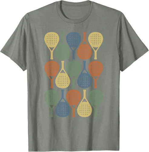 Vista 35 de Vintage Retro Padel Camiseta de Padel Sports Lover
