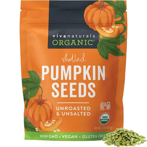 Vista 11 de Viva Naturals Semillas orgánicas de chia, 1 lb (454 g) – Omega-3 de origen vegetal y proteína vegana, sin gluten y sin OGM, perfectas para batidos