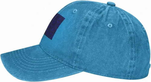 Vista 3 de LIFANGMI Bonnie Blue Flag with Polygon Effect Baseball Cap for Men Women Hats Adjustable Vintage Cowboy Hat Dad Caps