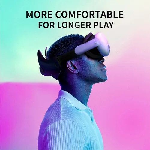 Vista 6 de APEXINNO VR Silicone Face Pad Cover for Meta Quest 3 Original Headset Accessories, VR Face Cushion Pad Mask for Oculus Quest 3 Headset Face Pad