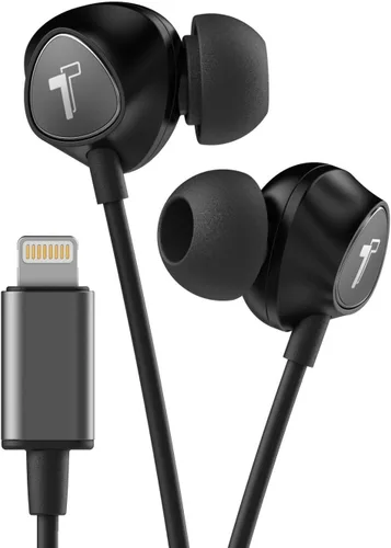 Vista 6 de Thore Auriculares para iPhone (certificado Apple MFi) V110 Auriculares trenzados con cable Lightning (resistentes al sudor y al agua)