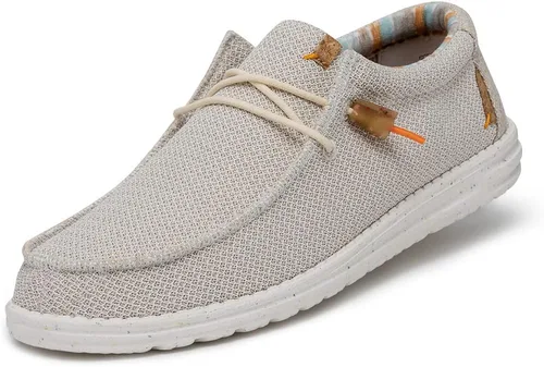 Vista 15 de Hey Dude Wally Eco Stretch Mocasines para hombre, cómodos y ligeros aleación