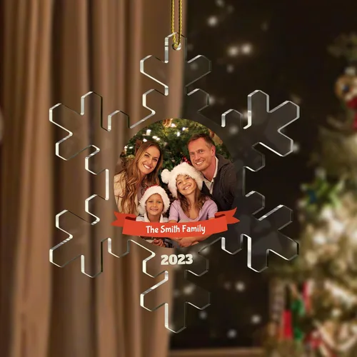 Vista 9 de Bemaystar Adornos de Navidad personalizados con fotos, regalos para Navidad, fotos, adornos personalizados, decoraciones de Navidad, regalos