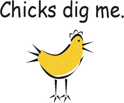 Vista 2 de CafePress Chicks Dig Me Tote Bag Bolsa de lona natural, bolsa de compras reutilizable