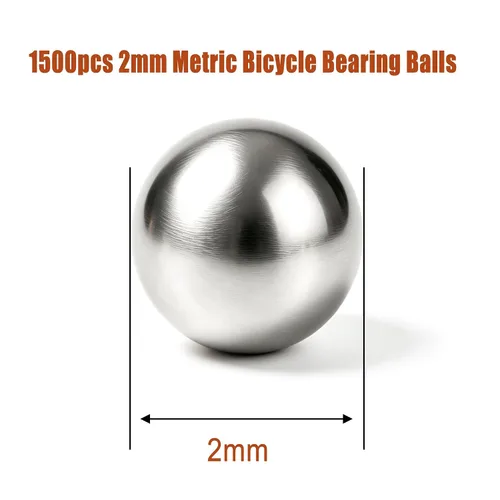 Vista 3 de weideer 1500 bolas de acero inoxidable de precisión de 0.079 in, bolas métricas de rodamientos de bicicleta, kit surtido de bolas de mezcla