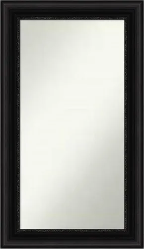 Vista 179 de Amanti Art Espejo personalizado, espejo de baño negro puente, espejo de pared o espejo de tocador de baño sobre el fregadero (26 x 26 pulgadas)