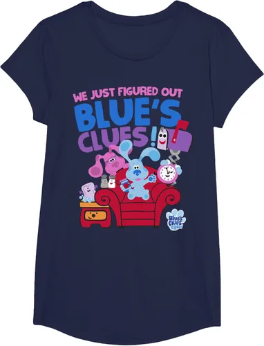Vista 24 de Blue's Clues & You Group Shot Just Figured Out Blue's Clues Camiseta Negro