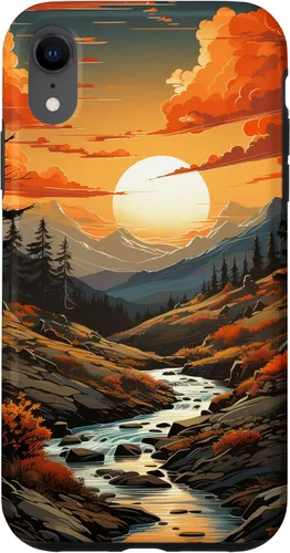 Vista 25 de Great Smoky Mountains - Mountain Scene Mountain Theme Nature Case for iPhone 17