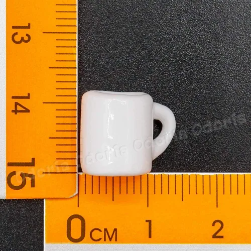 Vista 5 de Odoria Tazas de café en miniatura 1/12, accesorios de decoración de casa de muñecas, 4 piezas