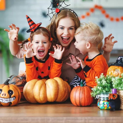 Vista 5 de Roontin Juego de diadema espeluznante de Halloween - Accesorios para el cabello de telaraña para mujer