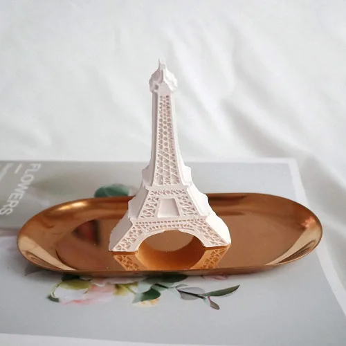 Vista 7 de Molde de silicona de la torre Eiffel de París, molde de fondant de chocolate 3D para decoración de tartas, mini molde de arcilla polimérica