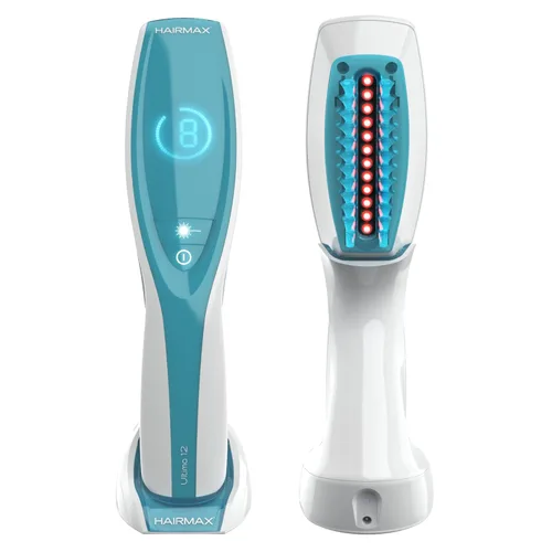 Vista 9 de Hairmax Ultima 12 Classic LaserComb - (Autorizado por la FDA) Dispositivo láser para el tratamiento del crecimiento del cabello para hombres