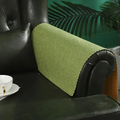 Vista 9 de Juego de 2 fundas protectoras para reposabrazos de sofá, antideslizantes, lavables, para reposabrazos de silla reclinable, juego de 2 fundas